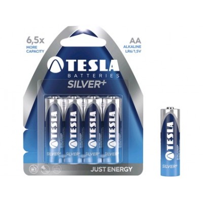 Batérie TESLA AA Silver +, tužková, 4ks